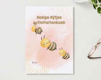 Toddler Activity Book Busy Bee | Workbook | Farm | School | Montessori | Toddler | Learning |