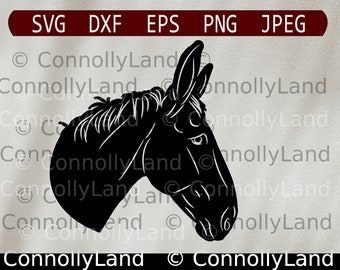 Draft Mule Dolly, Belgian mule silhouette with some cut out detail.