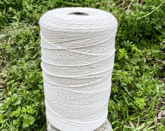Natural Cotton Rope: 660 Yards, 1mm Macrame String