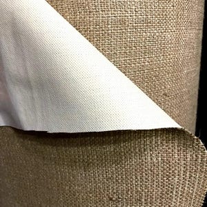 Waterproof Laminated Jute Fabric: 60&quot; Wide Burlap Hessian Cloth