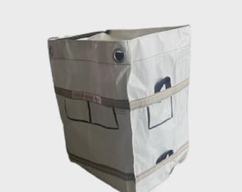 Heavy-Duty Zippered Cargo Sack: Weatherproof Tarpaulin Storage Bag