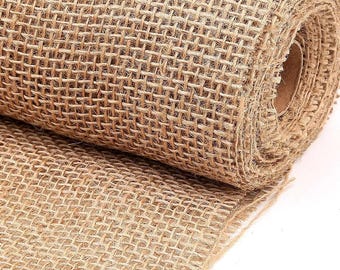 Natural Burlap Fabric: 40'' Jute Hessian for Rustic Wedding Decor
