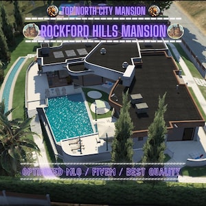 Rockford Hills Mansion | MLO / MAP | Fivem GTAV | Optimized | Drag and Drop Files | Best Quality |
