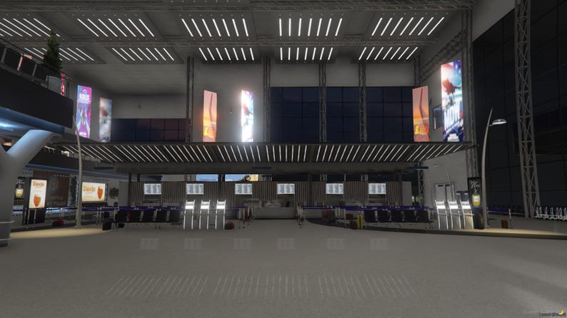 Los Santos Airport L | MLO/MAP | Fivem GTAV | Optimized | Drag and Drop ...