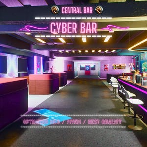 Cyber Bar | MLO / MAP | Fivem GTAV | Optimized | Drag and Drop Files | Best Quality |