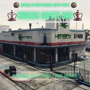 Hookah Lounge & Bar | MLO / MAP | Fivem GTAV | Optimized | Drag and Drop Files | Best Quality |