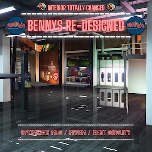 Bennys Mechanic | MLO / MAP | Fivem GTAV | Optimized | Drag and Drop Files | Best Quality |