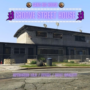 Groove Street House | MLO / MAP | Fivem GTAV | Optimized | Drag and Drop Files | Best Quality |