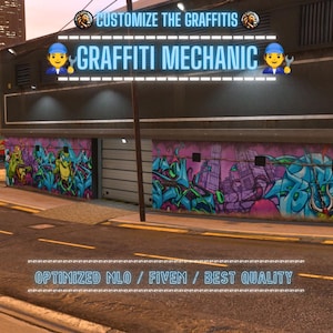 Graffiti-Mechaniker | MLO/MAP | Fivem GTAV | Optimiert | Dateien per Drag-and-Drop | ziehen Beste Qualität |