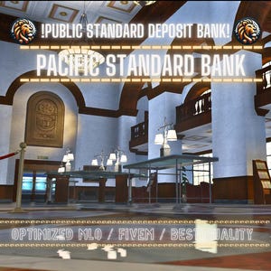 PacificBank | MLO / MAP | Fivem GTAV | Optimized | Drag and Drop Files | Best Quality |