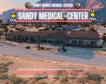 Sandy Medical Center | MLO/MAP | Fivem GTAV | Optimized | Drag and Drop Files | Best Quality |