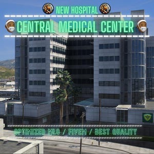 Centre médical de Los Santos | MLO/MAP | Fivem GTAV | Optimisé | Glisser et déposer des fichiers | Meilleure qualité |
