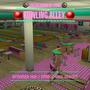 Bowling Alley | MLO / MAP | Fivem GTAV | Optimized | Drag and Drop Files | Best Quality |