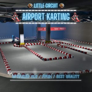 Karting à l'aéroport | MLO/MAP | Fivem GTAV | Optimisé | Glisser et déposer des fichiers | Meilleure qualité |