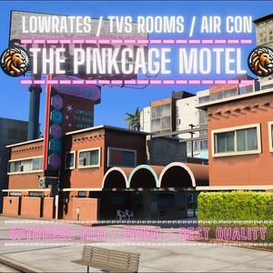 PinkCage Motel | MLO / MAP | Fivem GTAV | Optimized | Drag and Drop Files | Best Quality |