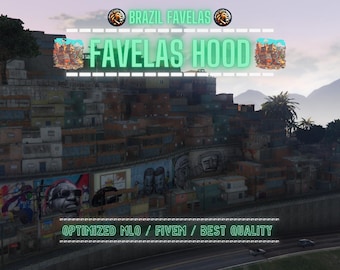 Hood Favelas | 3 MLO&#39;S / MAP | Fivem GTAV | Optimized | Drag and Drop Files | Best Quality |