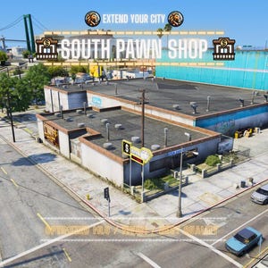 Prêteur sur gages Sud | MLO/MAP | Fivem GTAV | Optimisé | Glisser et déposer des fichiers | Meilleure qualité |