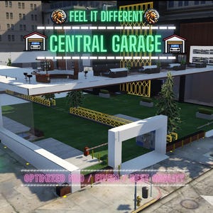 Centrale garage | MLO/KAART | Fivem GTAV | Geoptimaliseerd | Bestanden slepen en neerzetten | Beste kwaliteit |