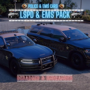 Police & Ambulance vehicles +1GB  | Pack / 45 Vehicles | Fivem GTAV | Optimized | Drag and Drop Files | Best Quality |