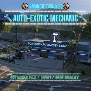Auto exotische monteur | MLO/KAART | Fivem GTAV | Geoptimaliseerd | Bestanden slepen en neerzetten | Beste kwaliteit |