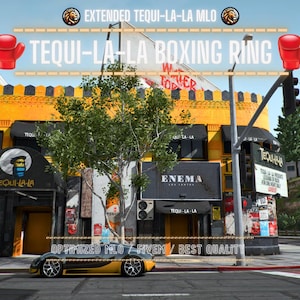 Ring de boxe Tequi-la-la | MLO/MAP | Fivem GTAV | Optimisé | Glisser et déposer des fichiers | Meilleure qualité |
