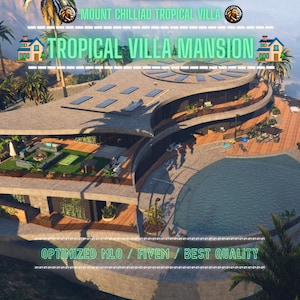 Tropical Villa | MLO / MAP | Fivem GTAV | Optimized | Drag and Drop Files | Best Quality |