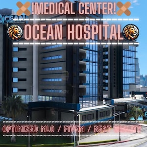 Ozeanisches Medizinisches Zentrum | MLO / KARTE | Fivem GTAV | Optimiert | Dateien per Drag & Drop ziehen | Beste Qualität |