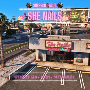 She Nails | MLO / MAP | Fivem GTAV | Optimized | Drag and Drop Files | Best Quality |