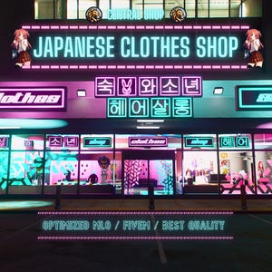 Japanese Clothes Shop | MLO / MAP | Fivem GTAV | Optimized | Drag and Drop Files | Best Quality |