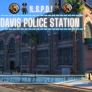 Davis Police Station | MLO / MAP | Fivem GTAV | Optimized | Drag and Drop Files | Best Quality |