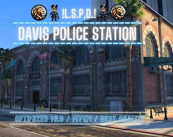 Polizeistation Davis | MLO/MAP | Fivem GTAV | Optimiert | Dateien per Drag & Drop verschieben | Beste Qualität |