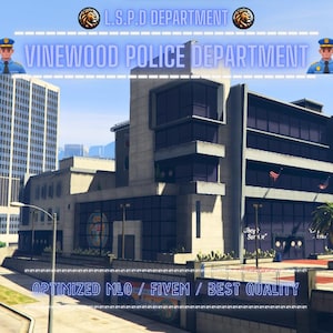 Polizeidienststelle Vespucci | MLO / KARTE | Fivem GTAV | Optimiert | Dateien per Drag & Drop verschieben | Beste Qualität |
