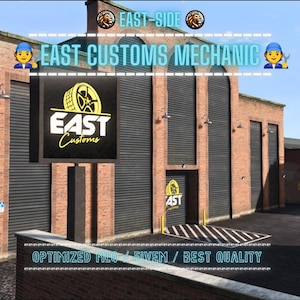 East Customs Mechanic | MLO / MAP | Fivem GTAV | Optimized | Drag and Drop Files | Best Quality |