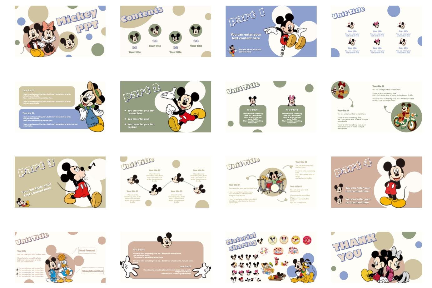 Mickey Mouse Powerpoint Template | Disney-themed Presentation Slides ...