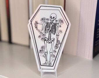 Death by TBR - skeleton sticker