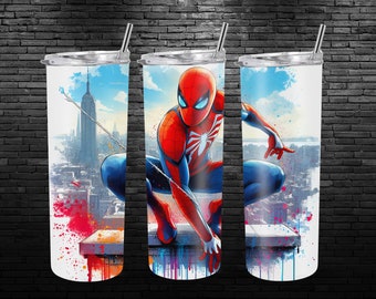 Peter Parker - Spiderman Tumbler - FREE personalization