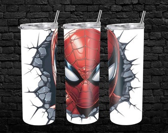 Breaking through! - Spiderman Tumbler - FREE personalization