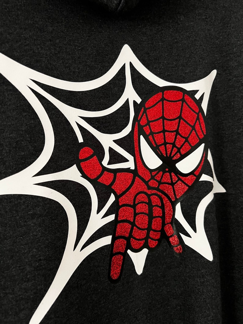 Spider-Man Adult Size Zip Up with Optional lined Hooded Jacket image 7