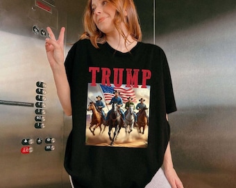 Trump Vance Kennedy Musk Cowboys Shirt, Cowboy Trump Tee, Presidential Election, Stand With Trump, Trump 2024