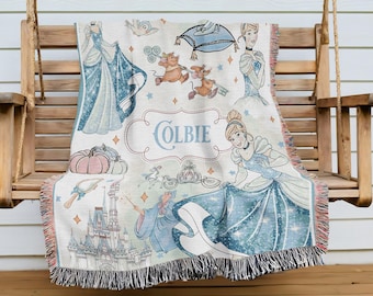 Personalized Frozen Elsa Queen Woven Blanket | Elsa Queen Blanket | Frozen Movie Blanket | Elsa Queen Christmas Blanket | Frozen Blanket