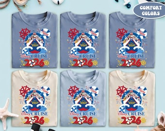 Personalized Family DisneyCruise 2026 Shirt, Disneyland Cruise Line Shirt, Cruise Trip Tee, Family Vacation Trip Shirt, Disneytrip Outfits