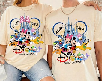 Disneyland Family Vacation 2026 Shirt, Mickey And Friends Matching Shirt, Disneyland Trip, Disneyland Magical Castles Shirt