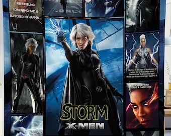 Storm X-Men Blanket, X-Men Blanket, Xmen Storm, Super Hero Blanket, Super Hero Movie Blanket