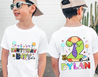 Personalized Zootopia Birthday Boy Shirt, Disneyland Family Birthday Shirt, Zootopia Nick Judy Birthday Shirt, Kid Birthday Gifts