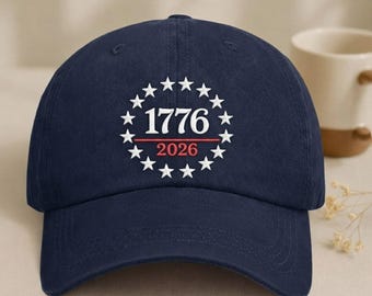 1776 13 Colonies Stars Embroidered Cap,250 Anniversary Usa Hat, 250 Anniversary Cap, 250th Anniversary Embroidered Vintage Hat