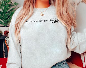 Fourth Wing Shirt, Basgiath War College Sweatshirt, We Do Not Eat Our Allies, Dragon Shirt, Basgiath War College Tee, Gift For Fantasy Lover