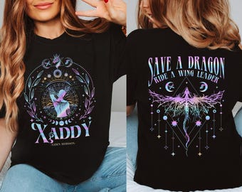 Xaden Riorson Shir, Trendy Xaddy Shirt, Xaden Fourth Wing Fan Merch, Onyx Storm, Dragon Rider Shirt, Xaden Riorson Sweatshirt, Bookish Shirt