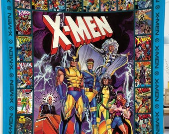 X Men Characters Fleece Blanket X Men Blanket X Men Wolverine Cyclops Professor X Storm Blanket Xmen Birthday Gift For Kids