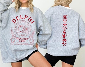 Delphi Strawberry Farm Sweatshirt | Camp Half Blood T-shirt | Percy Jackson Delphi Strawberry Farm | Boekenmerchandise