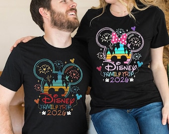 Personalized Family Disneytrip 2026 Shirt, Custom Family Trip Shirt, Family Vacation Shirt, Disneyland Holiday Trip 2026 Shirt